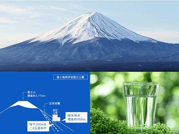 富士の湧水の天然水